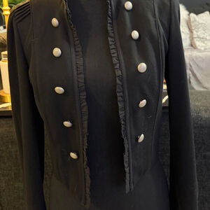 Soft Cotton Stretch Military Style Jacket